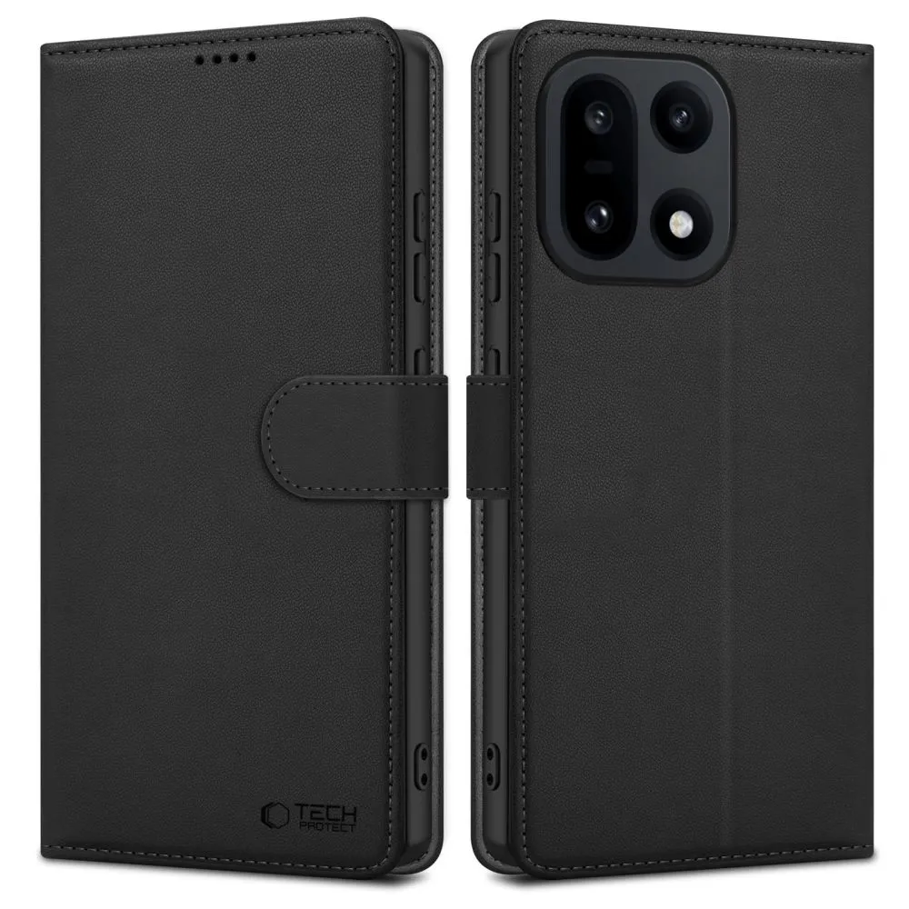 OnePlus 15 case black TECH-PROTECT WALLET