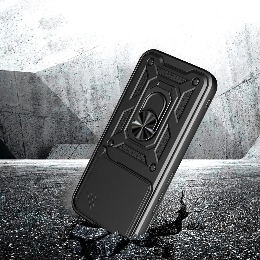 Xiaomi Poco F8 Pro Telefona vāciņš melns TECH-PROTECT CAMSHIELD PRO