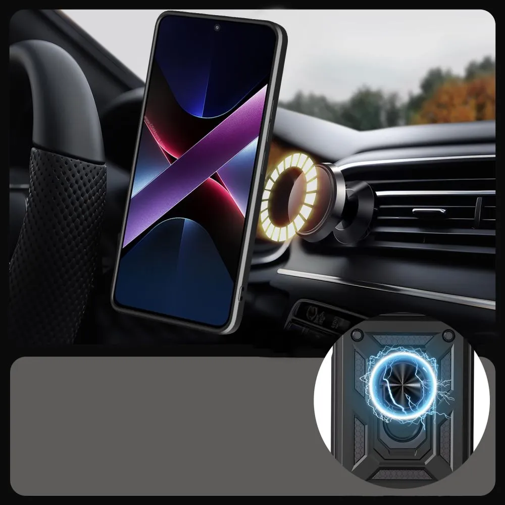Xiaomi Poco F8 Pro Telefona vāciņš melns TECH-PROTECT CAMSHIELD PRO