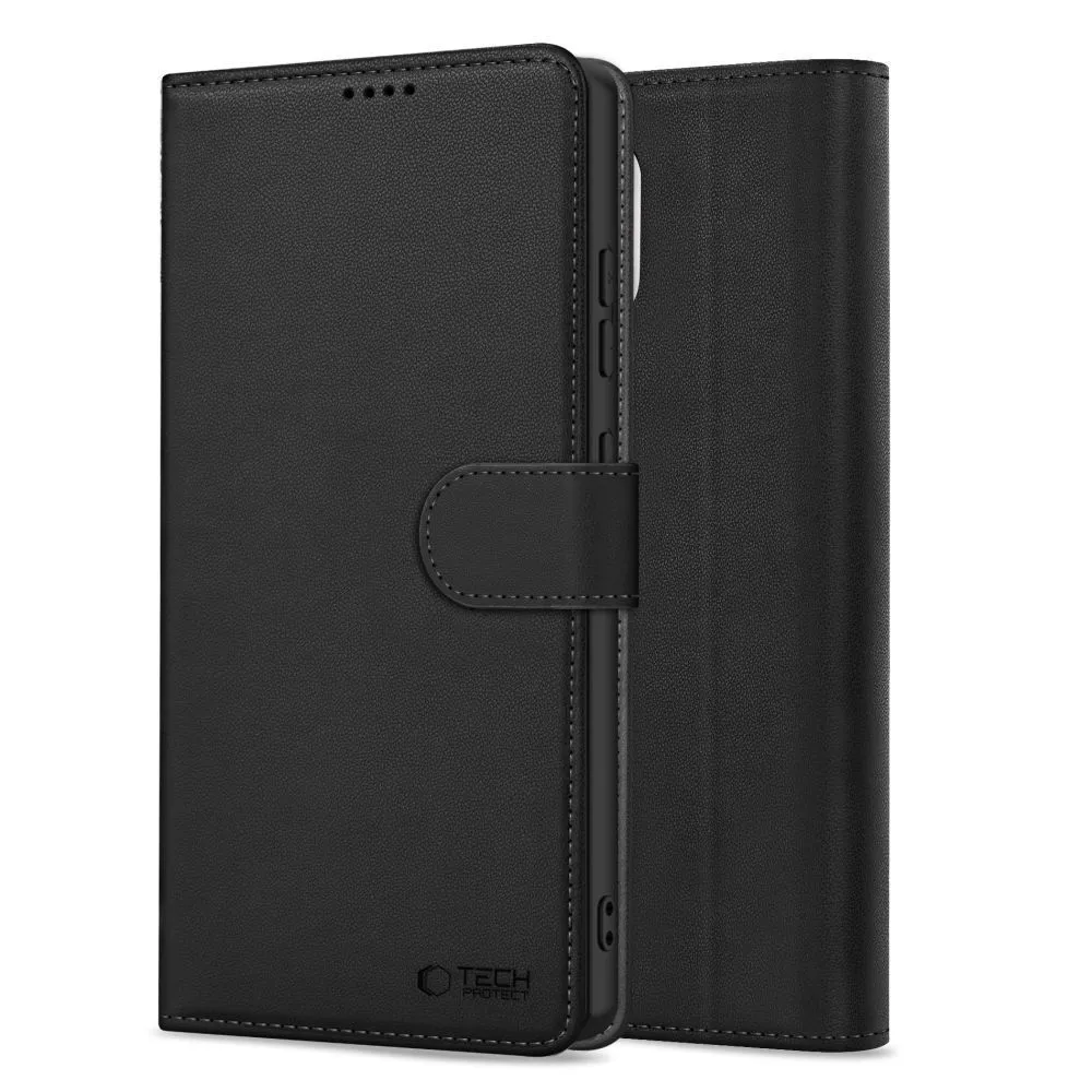 Xiaomi Poco F8 Pro Telefona maciņš melns TECH-PROTECT WALLET