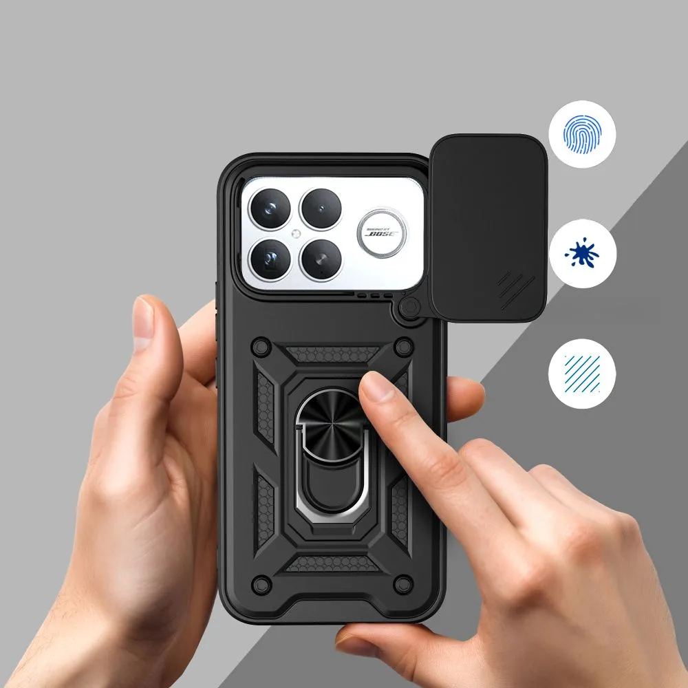 Xiaomi Poco F8 Ultra Telefona vāciņš melns TECH-PROTECT CAMSHIELD PRO