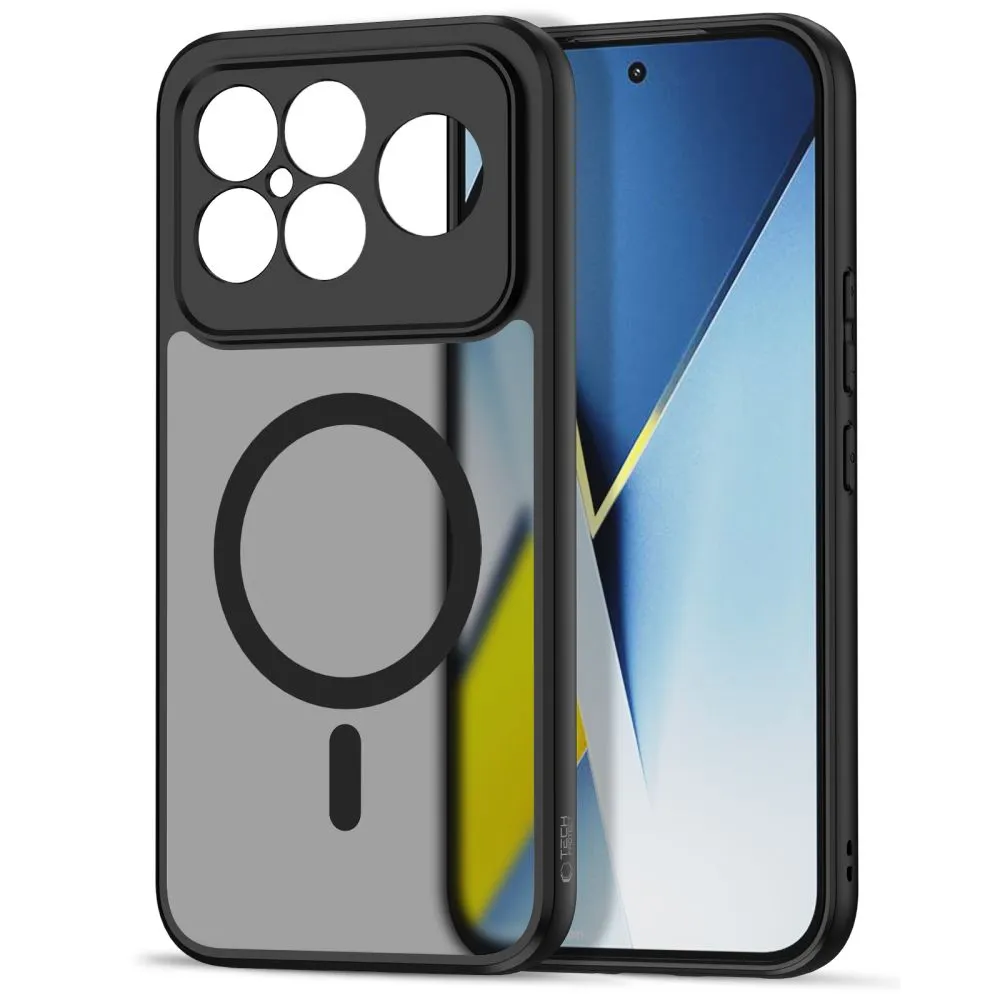 Xiaomi Poco F8 Ultra Telefona vāciņš melns TECH-PROTECT MAGMAT MAGSAFE