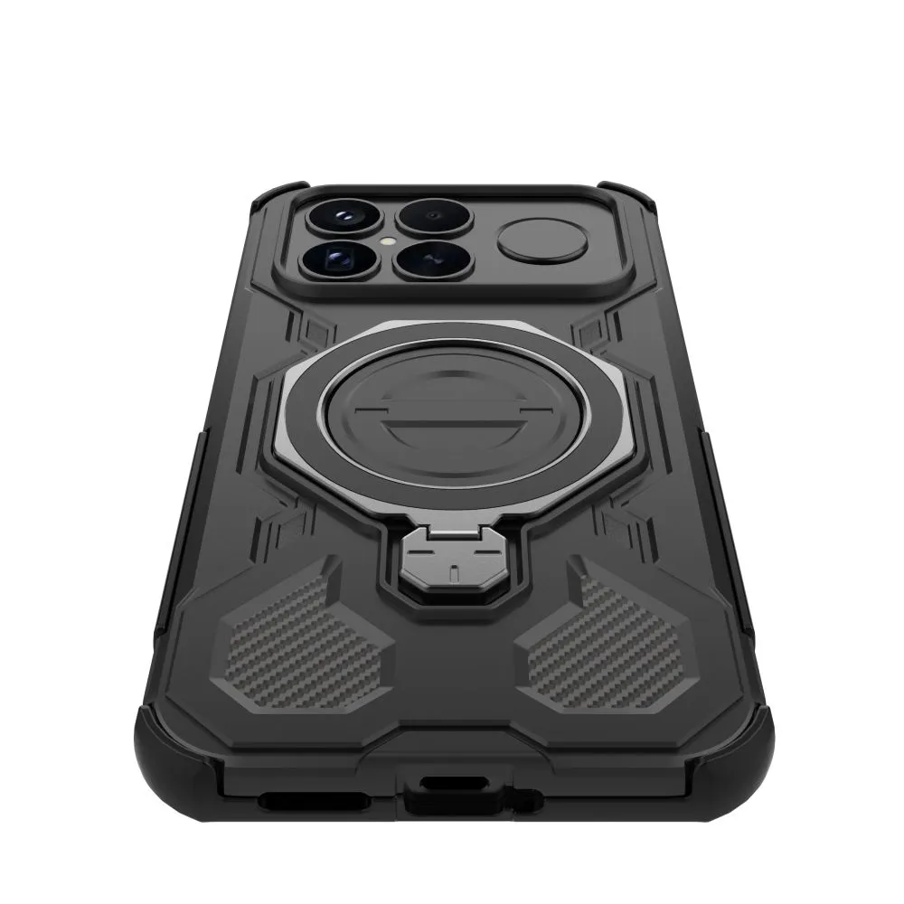 Xiaomi Poco F8 Ultra Telefona vāciņš melns TECH-PROTECT TACTICSTAND MAGSAFE