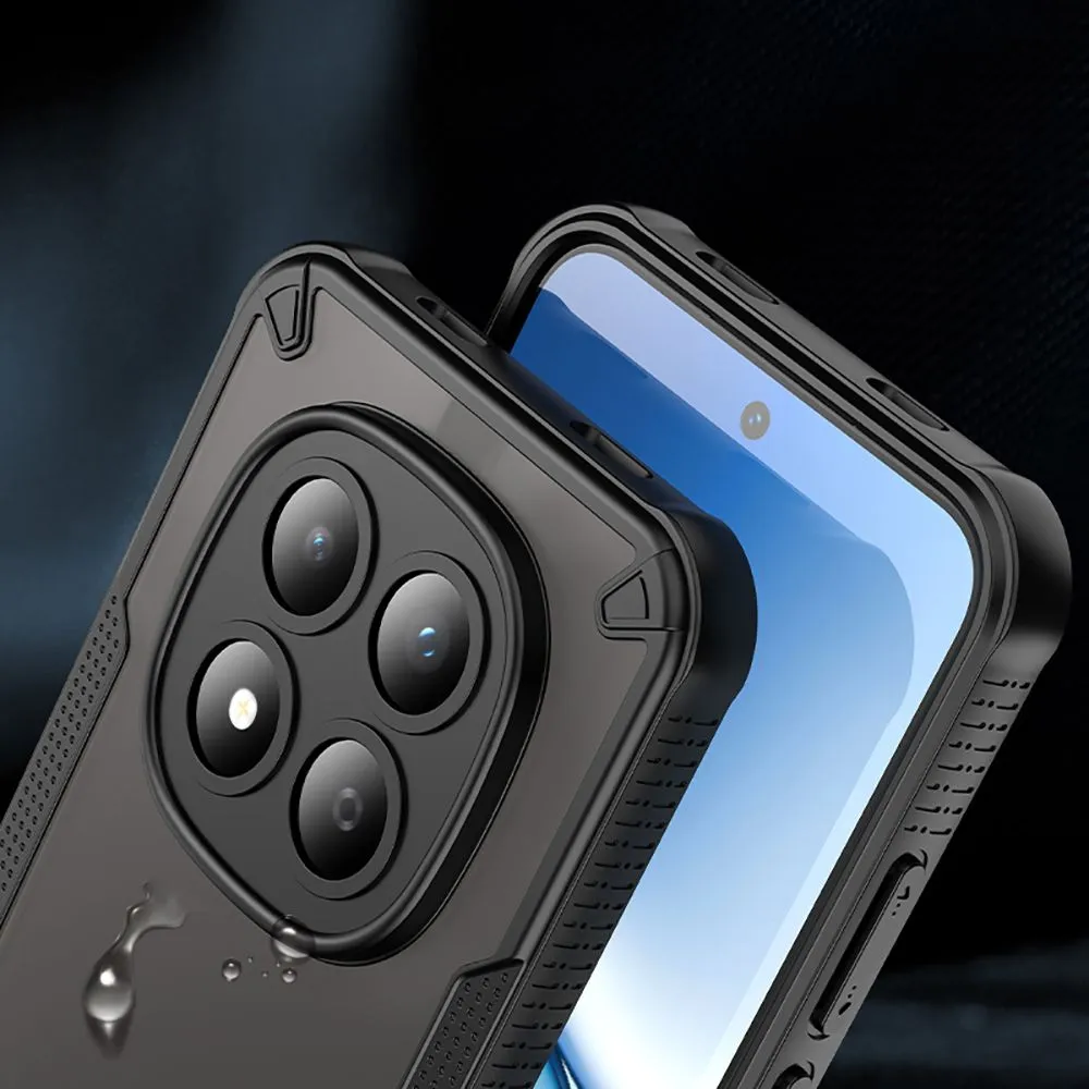 Xiaomi RedMi Note 15 Pro 5G Telefona vāciņš melns TECH-PROTECT RUGGED SHIELD MAGSAFE