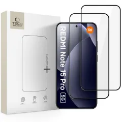 RedMi Note RedMi Note 15 Pro 5G Aizsargstikls TECH-PROTECT GLASS FIT+ 2-PACK Xiaomi RedMi Note 15 Pro 5G