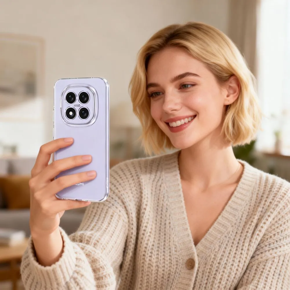 Xiaomi RedMi Note 15 Pro Plus 5G Telefona vāciņš caurspīdīgs TECH-PROTECT FLEXAIR