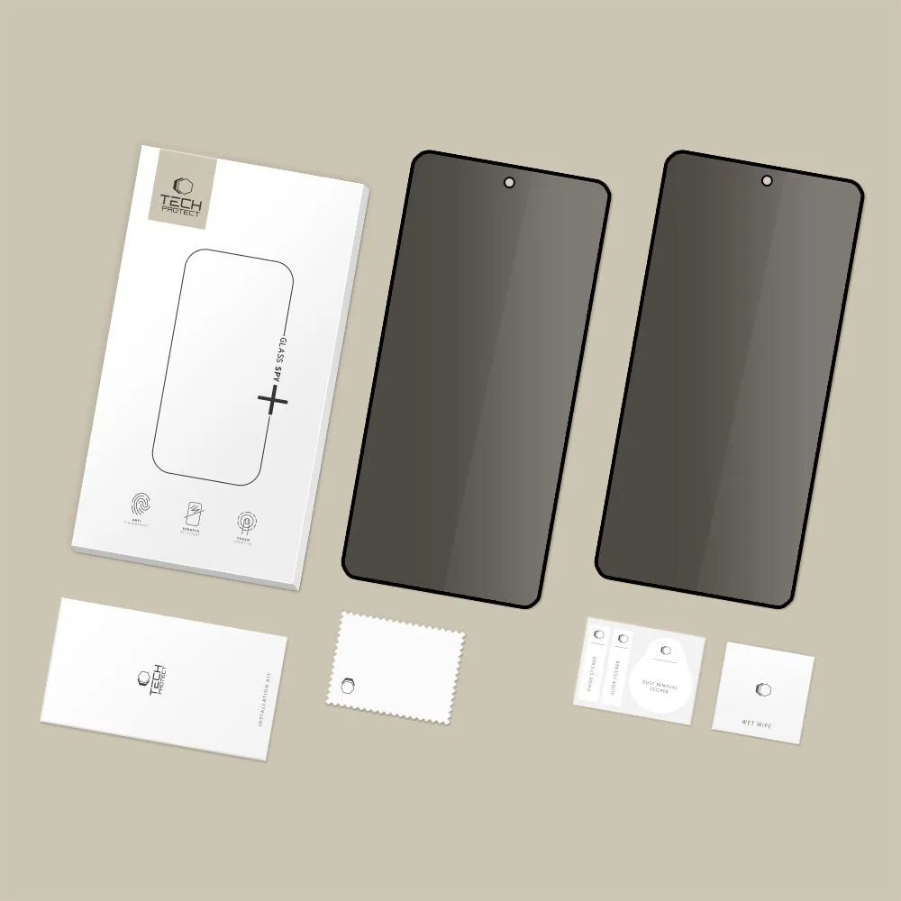 Samsung Galaxy S26 Ultra Aizsargstikls  TECH-PROTECT GLASS SPY+ PRIVACY 2-PACK
