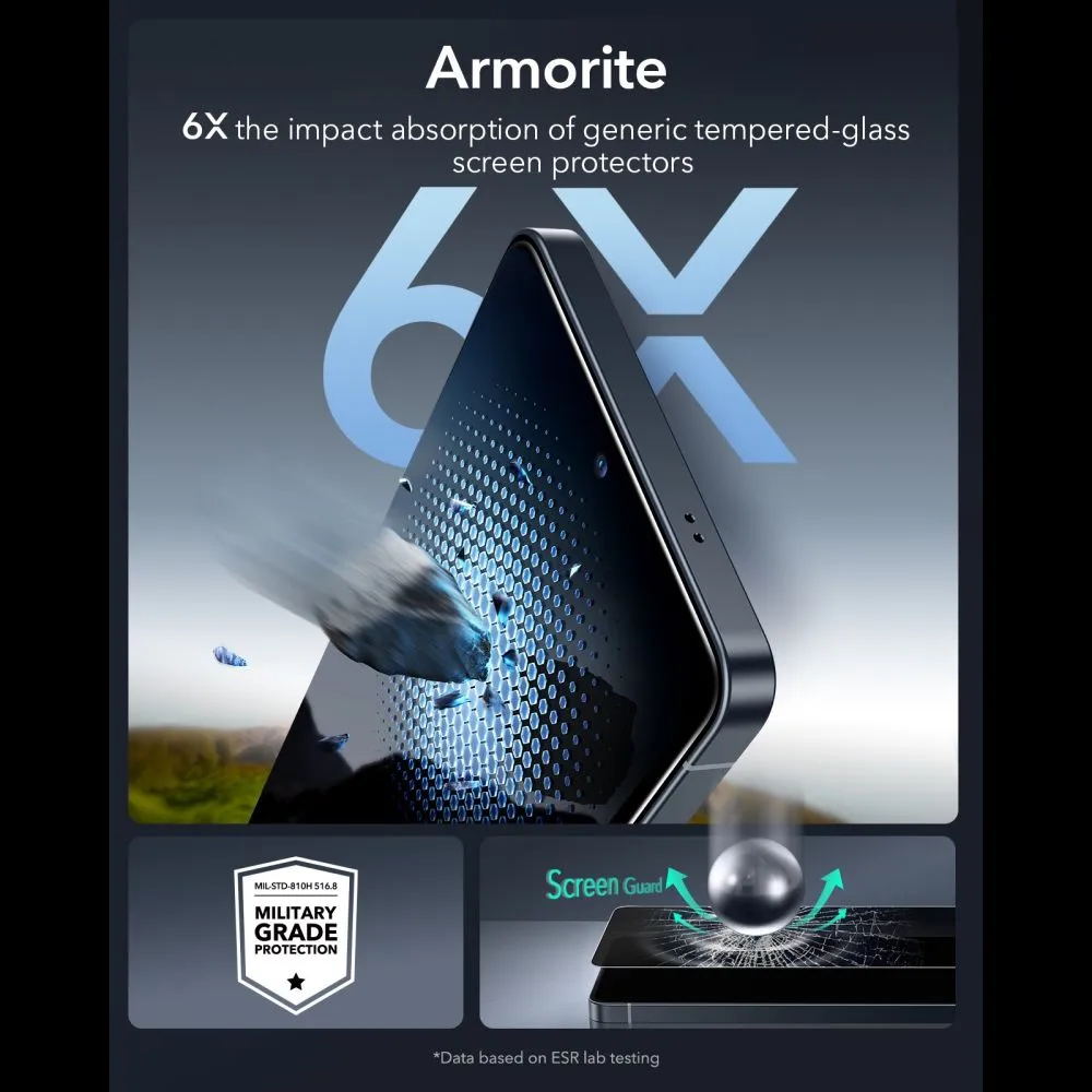 Samsung Galaxy S26 Ultra Aizsargstikls  ESR ULTRAFIT ARMORITE TEMPERED GLASS PRIVACY