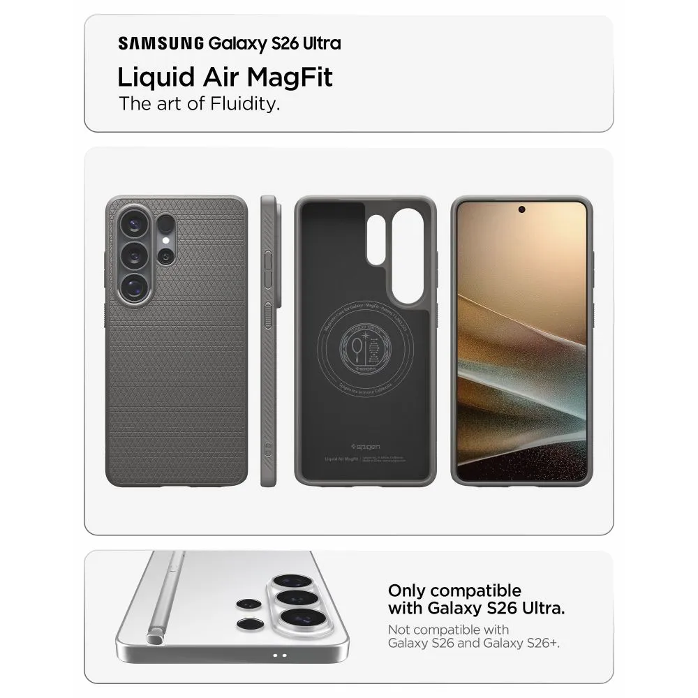 Samsung Galaxy S26 Ultra Telefona vāciņš  SPIGEN LIQUID AIR MAG MAGSAFE