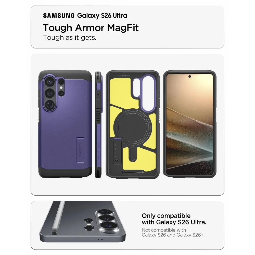 Samsung Galaxy S26 Ultra Telefona vāciņš  SPIGEN TOUGH ARMOR MAG MAGSAFE