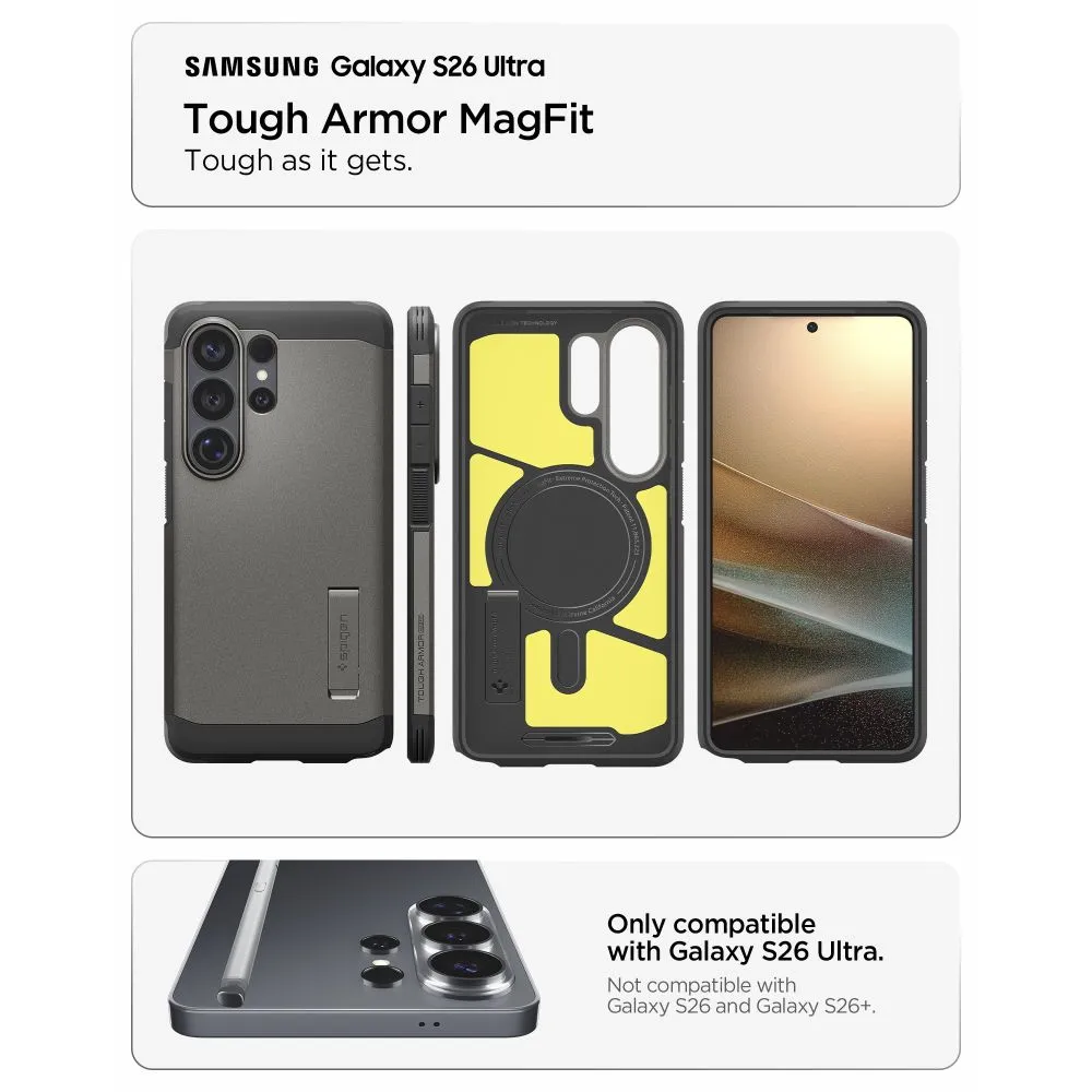 Samsung Galaxy S26 Ultra Telefona vāciņš  SPIGEN TOUGH ARMOR MAG MAGSAFE