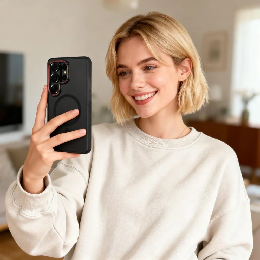 Samsung Galaxy S26 Ultra Telefona vāciņš  TECH-PROTECT MAGCAM MAGSAFE