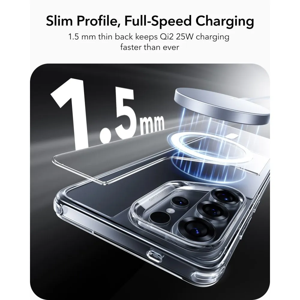 Samsung Galaxy S26 Ultra Telefona vāciņš caurspīdīgs ESR CLASSIC HYBRID MAGSAFE