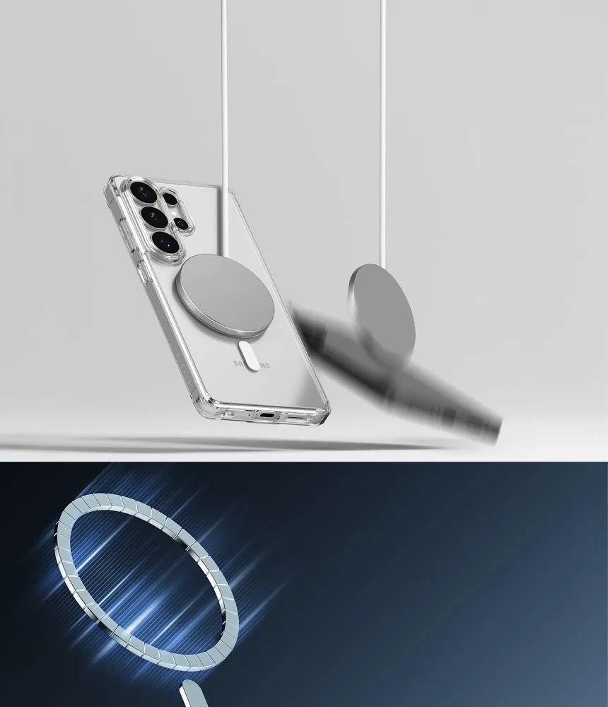 Samsung Galaxy S26 Ultra Telefona vāciņš caurspīdīgs RINGKE FUSION MAGNETIC MAGSAFE