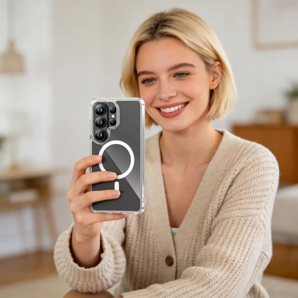 Samsung Galaxy S26 Ultra Telefona vāciņš caurspīdīgs TECH-PROTECT FLEXAIR HYBRID MAGSAFE