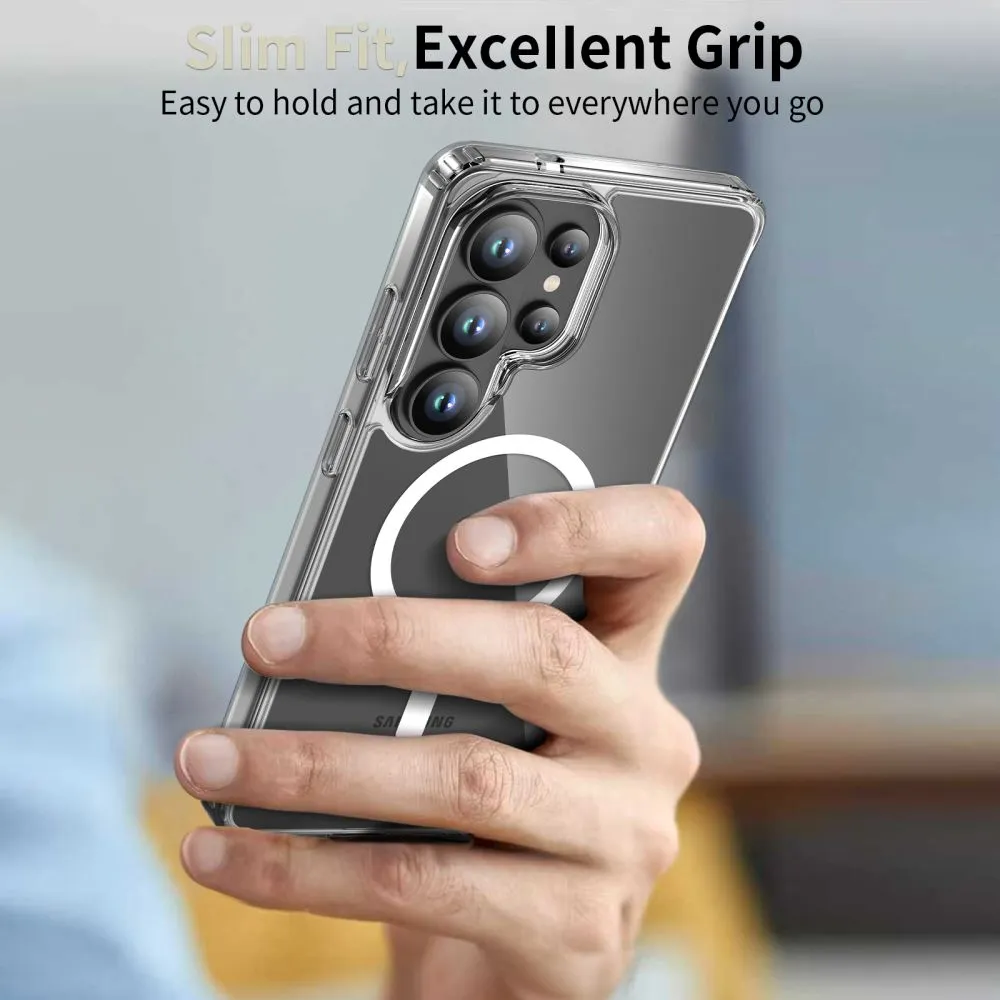 Samsung Galaxy S26 Ultra Telefona vāciņš caurspīdīgs TECH-PROTECT FLEXAIR MAGSAFE