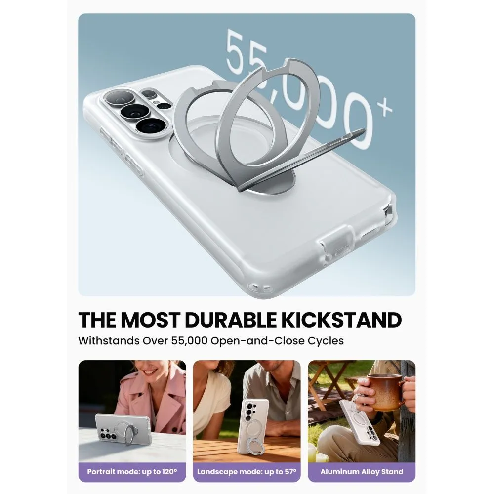 Samsung Galaxy S26 Ultra Telefona vāciņš caurspīdīgs SUPCASE COSMO MAG MAGSAFE