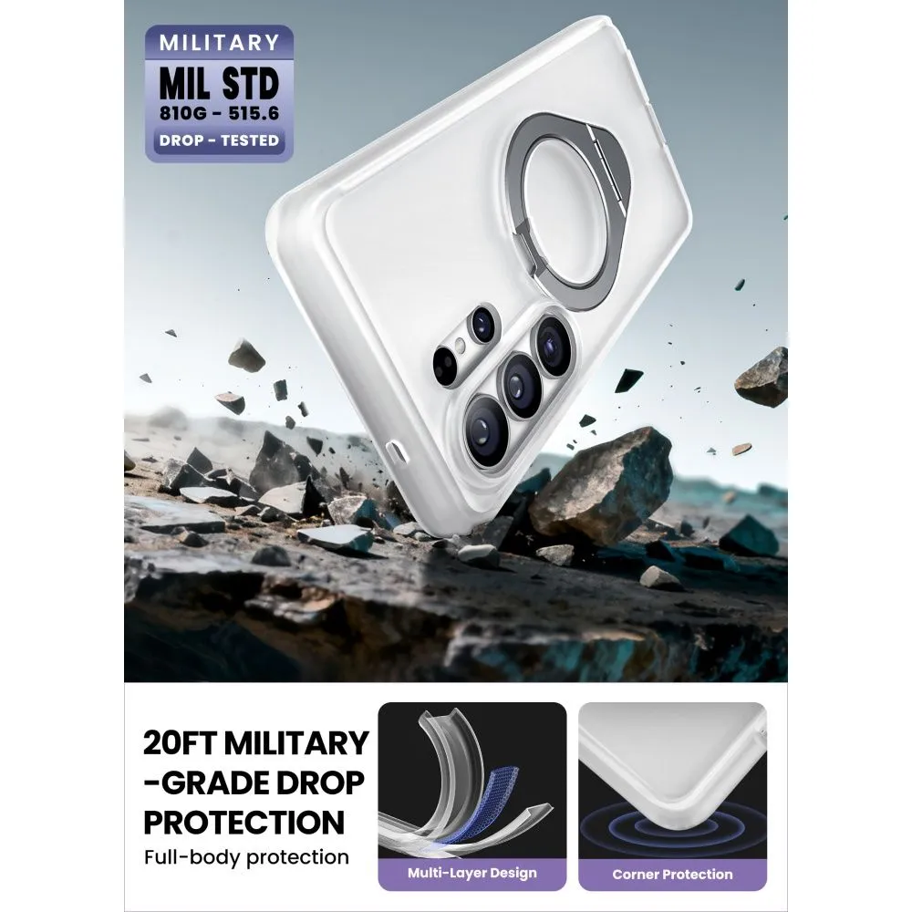 Samsung Galaxy S26 Ultra Telefona vāciņš caurspīdīgs SUPCASE COSMO MAG MAGSAFE