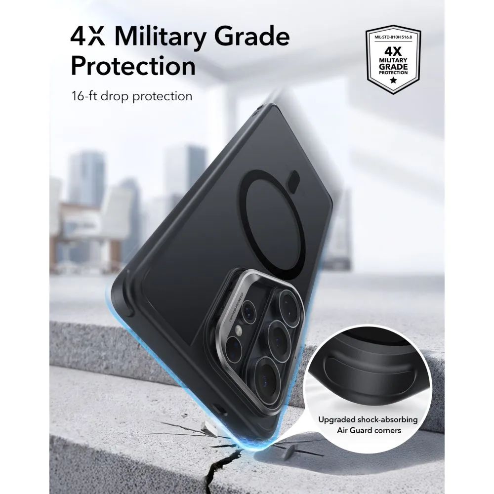 Samsung Galaxy S26 Ultra Telefona vāciņš melns ESR CLASSIC HYBRID KICKSTAND MAGSAFE