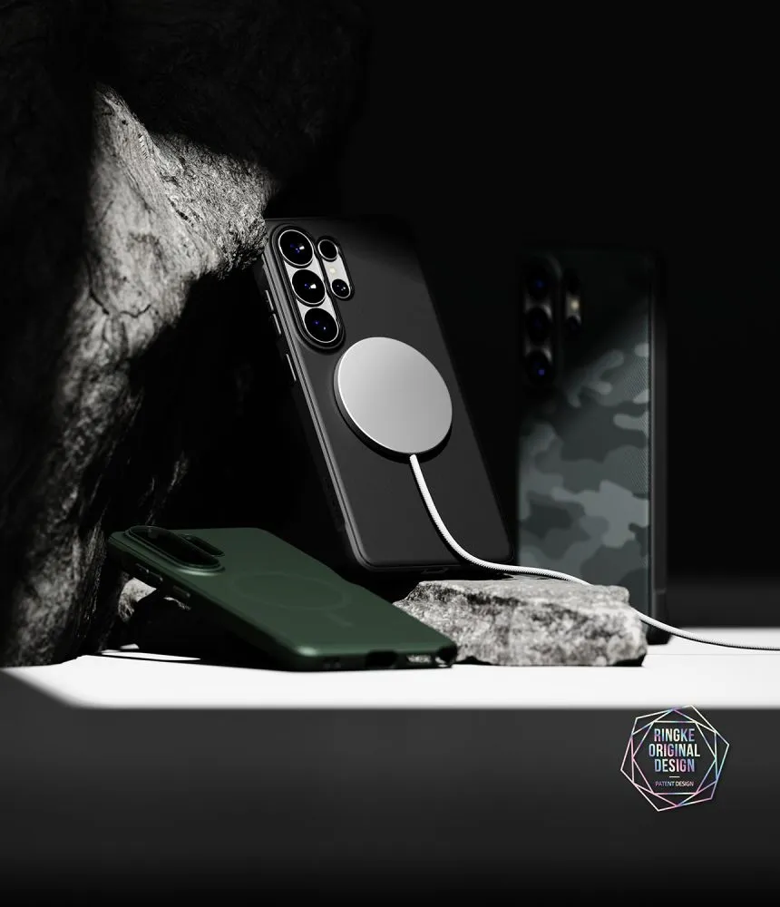 Samsung Galaxy S26 Ultra Telefona vāciņš melns RINGKE ONYX MAGNETIC MAGSAFE