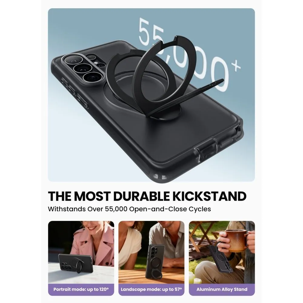 Samsung Galaxy S26 Ultra Telefona vāciņš melns SUPCASE COSMO MAG MAGSAFE