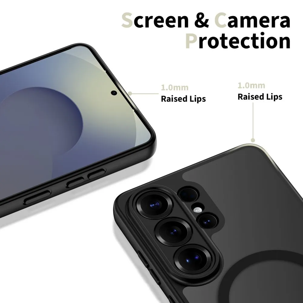Samsung Galaxy S26 Ultra Telefona vāciņš melns TECH-PROTECT BASICMAG MAGSAFE