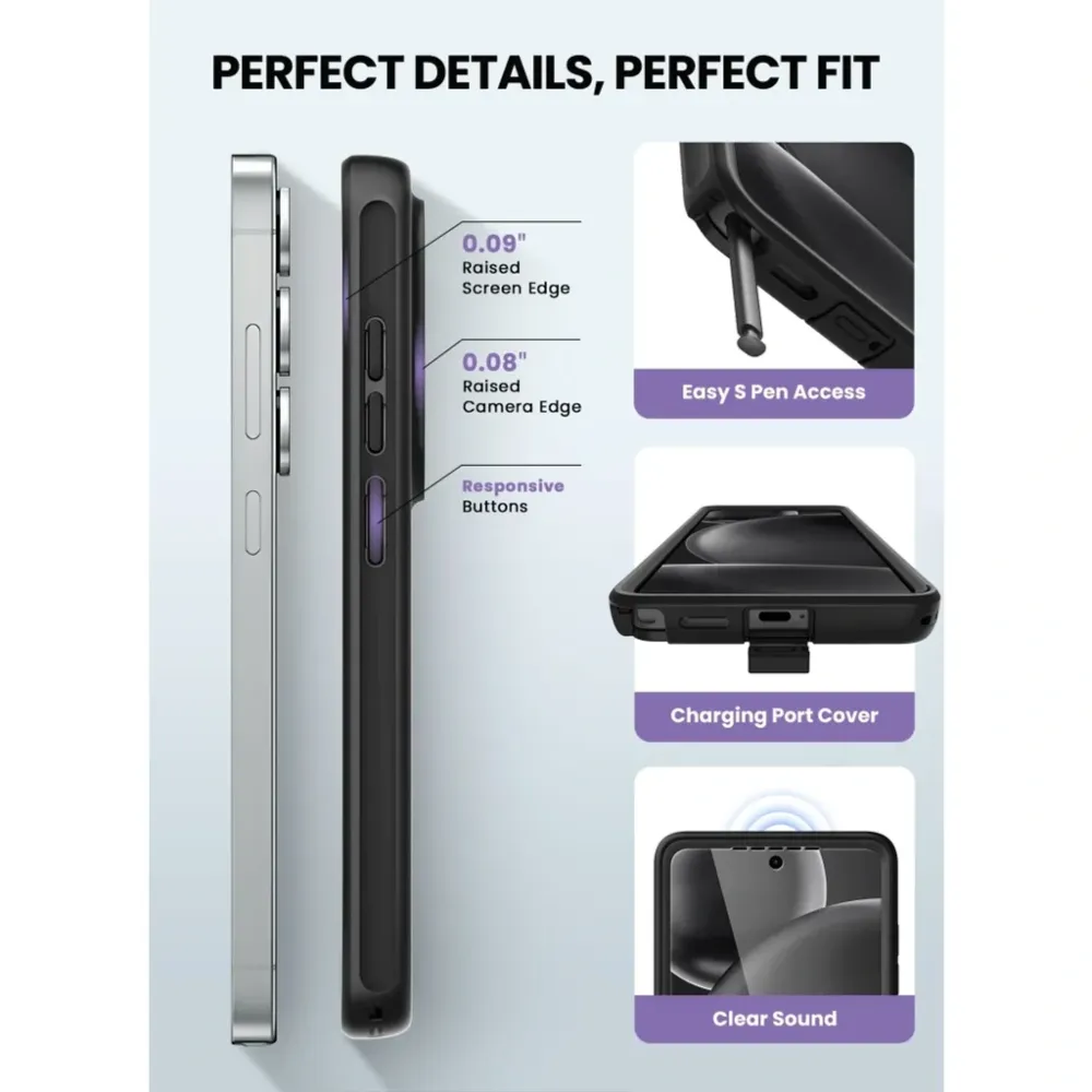 Samsung Galaxy S26 Ultra Telefona vāciņš melns SUPCASE COSMO MAG MAGSAFE