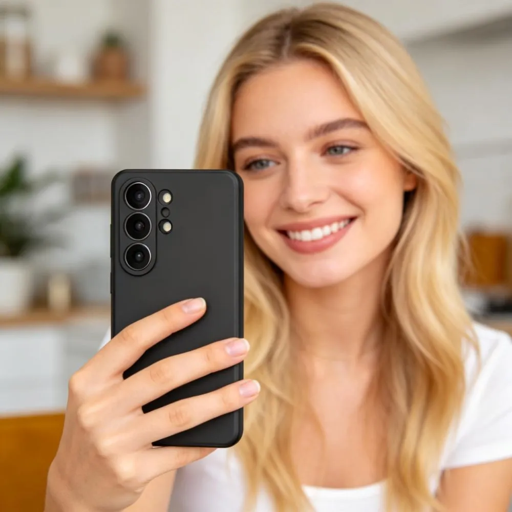Samsung Galaxy S26 Ultra Telefona vāciņš melns TECH-PROTECT SILICONE MAGSAFE