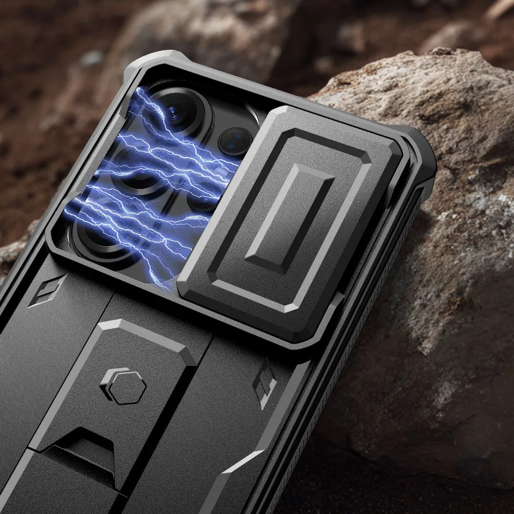 Samsung Galaxy S26 Ultra Telefona vāciņš melns TECH-PROTECT KEVLAR CAM+ 2-SET