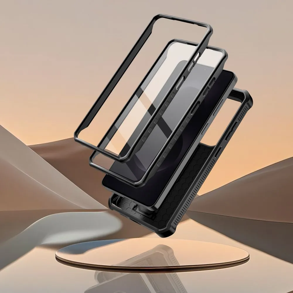Samsung Galaxy S26 Ultra Telefona vāciņš melns TECH-PROTECT KEVLAR CAM+ 2-SET