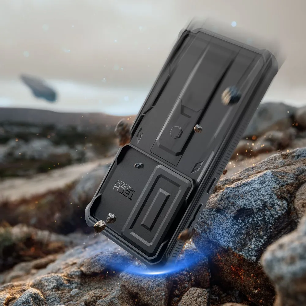 Samsung Galaxy S26 Ultra Telefona vāciņš melns TECH-PROTECT KEVLAR CAM+ 2-SET
