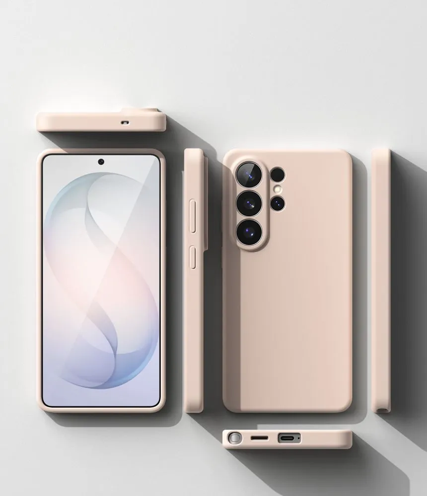 Samsung Galaxy S26 Ultra Telefona vāciņš rozā RINGKE SILICONE MAGNETIC MAGSAFE