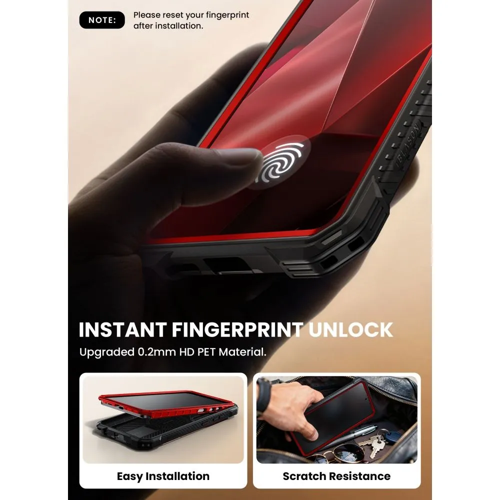 Samsung Galaxy S26 Ultra Telefona vāciņš sarkans SUPCASE IBLSN ARMORBOX MAG MAGSAFE
