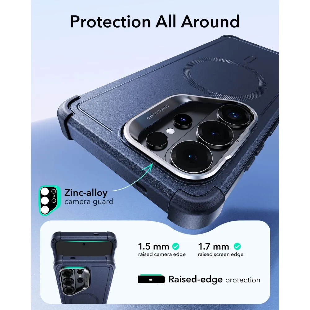 Samsung Galaxy S26 Ultra Telefona vāciņš zils ESR CYBER TOUGH KICKSTAND MAGSAFE