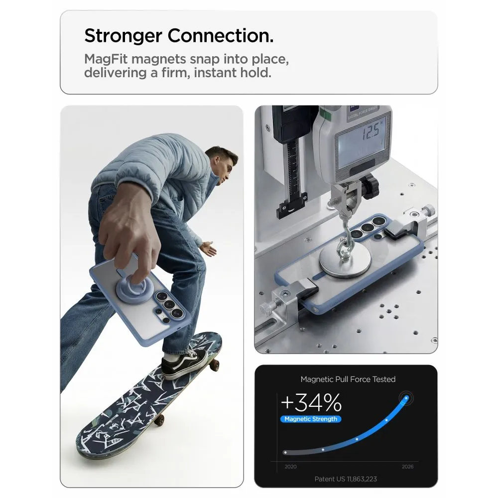 Samsung Galaxy S26 Ultra Telefona vāciņš zils SPIGEN ULTRA HYBRID MAG MAGSAFE