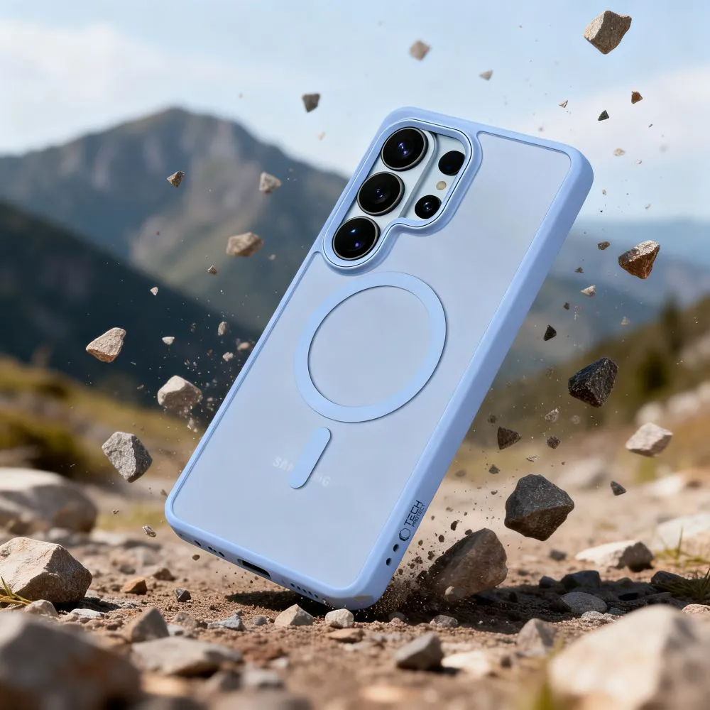 Samsung Galaxy S26 Ultra Telefona vāciņš zils TECH-PROTECT MAGMAT MAGSAFE