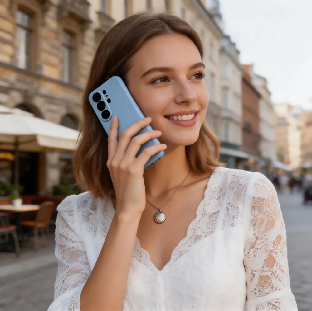 Samsung Galaxy S26 Ultra Telefona vāciņš zils TECH-PROTECT SILICONE MAGSAFE