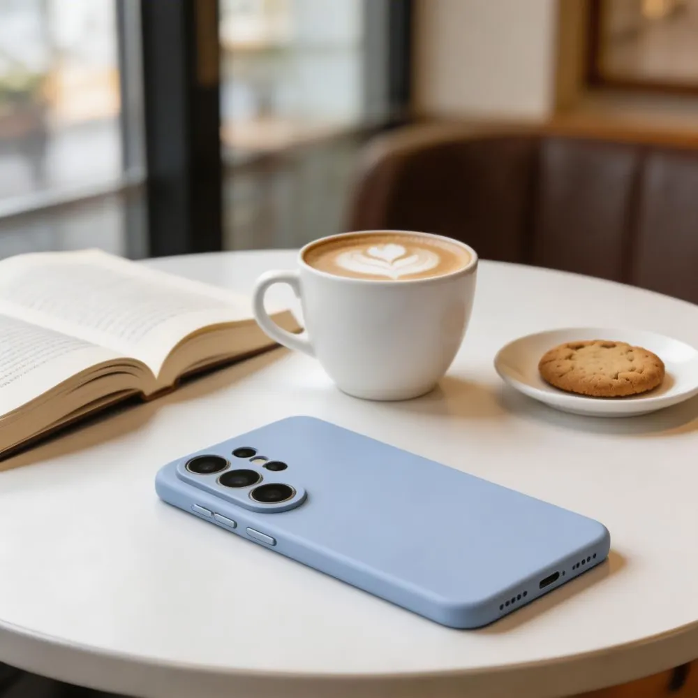 Samsung Galaxy S26 Ultra Telefona vāciņš zils TECH-PROTECT SILICONE MAGSAFE