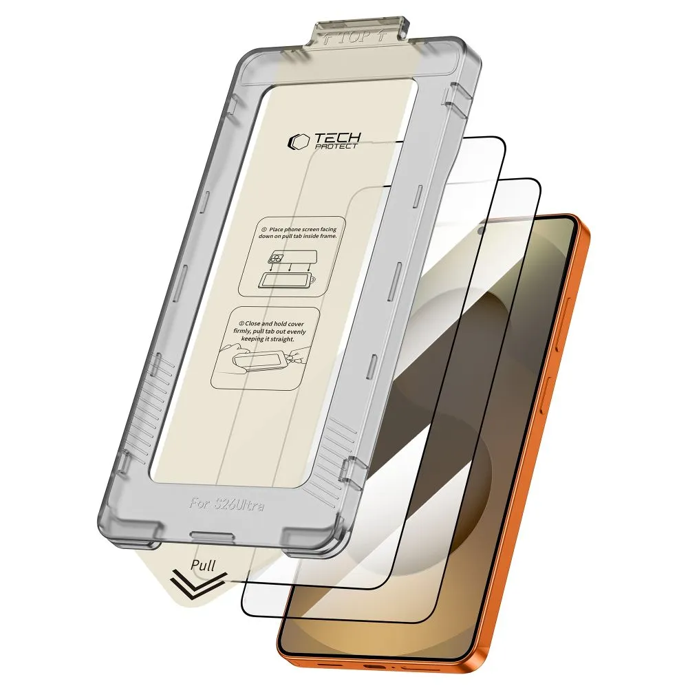 Samsung Galaxy S26 Ultra Aizsargstikls  TECH-PROTECT QUICK SET+ 2-PACK