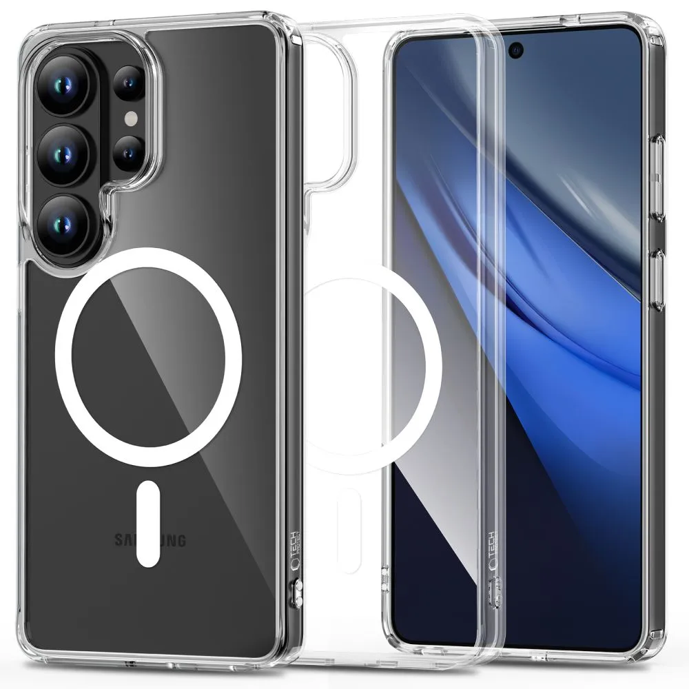Samsung Galaxy S26 Ultra Telefona vāciņš caurspīdīgs TECH-PROTECT FLEXAIR MAGSAFE