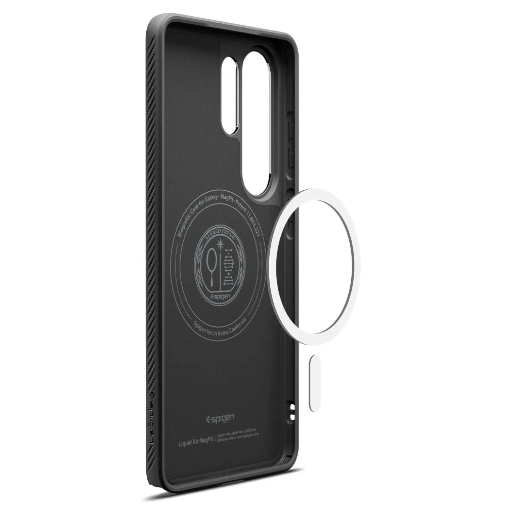 Samsung Galaxy S26 Ultra Telefona vāciņš melns SPIGEN LIQUID AIR MAG MAGSAFE