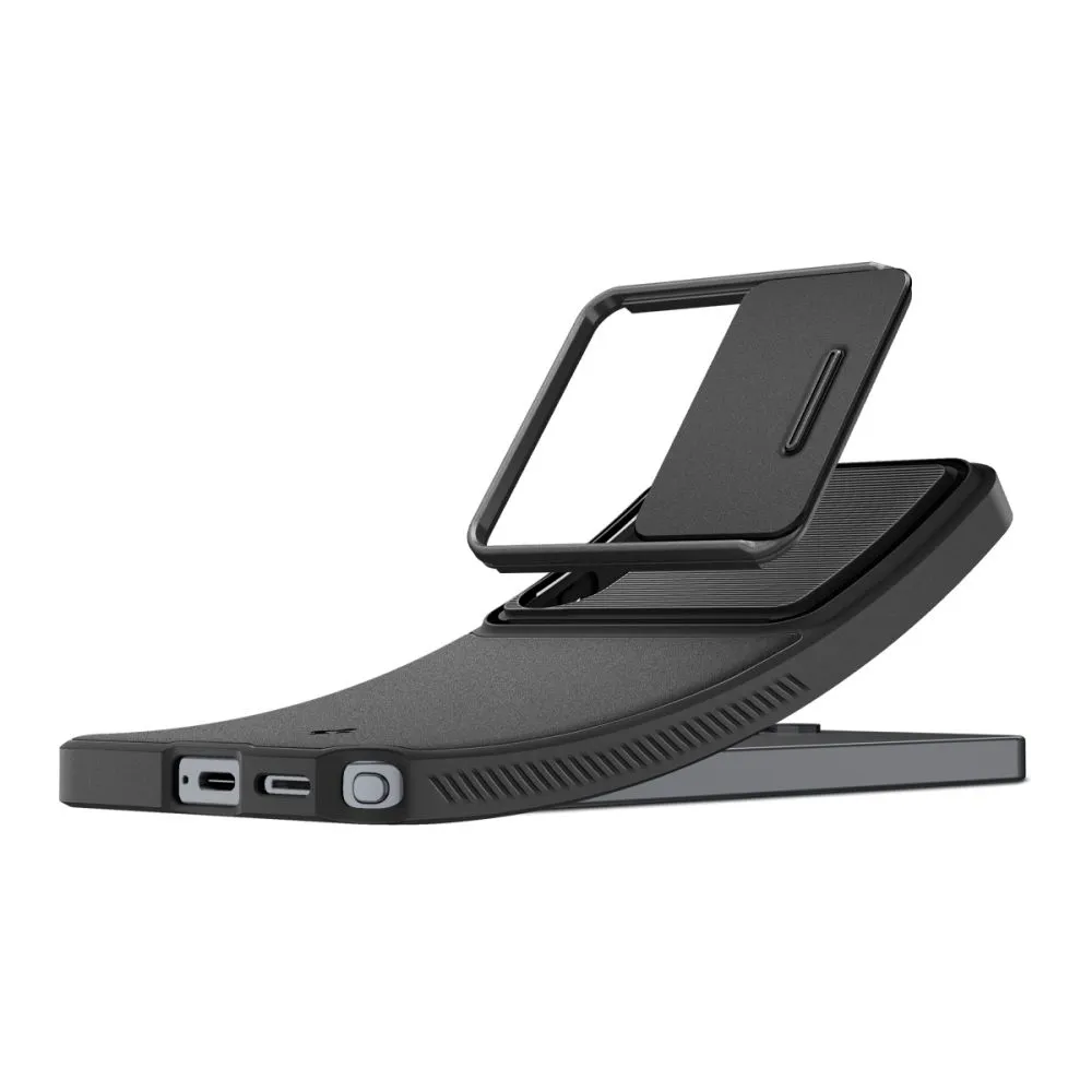 Samsung Galaxy S26 Ultra Telefona vāciņš melns SPIGEN OPTIK ARMOR