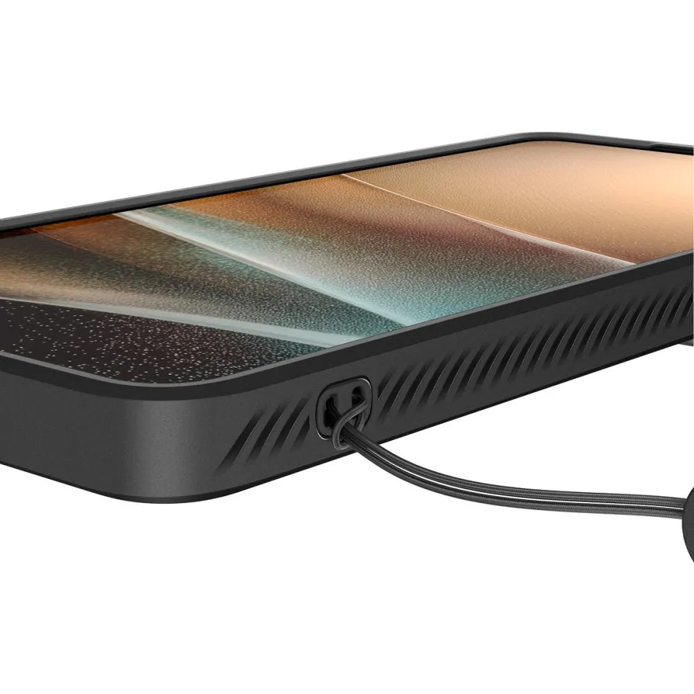 Samsung Galaxy S26 Ultra Telefona vāciņš melns SPIGEN OPTIK ARMOR