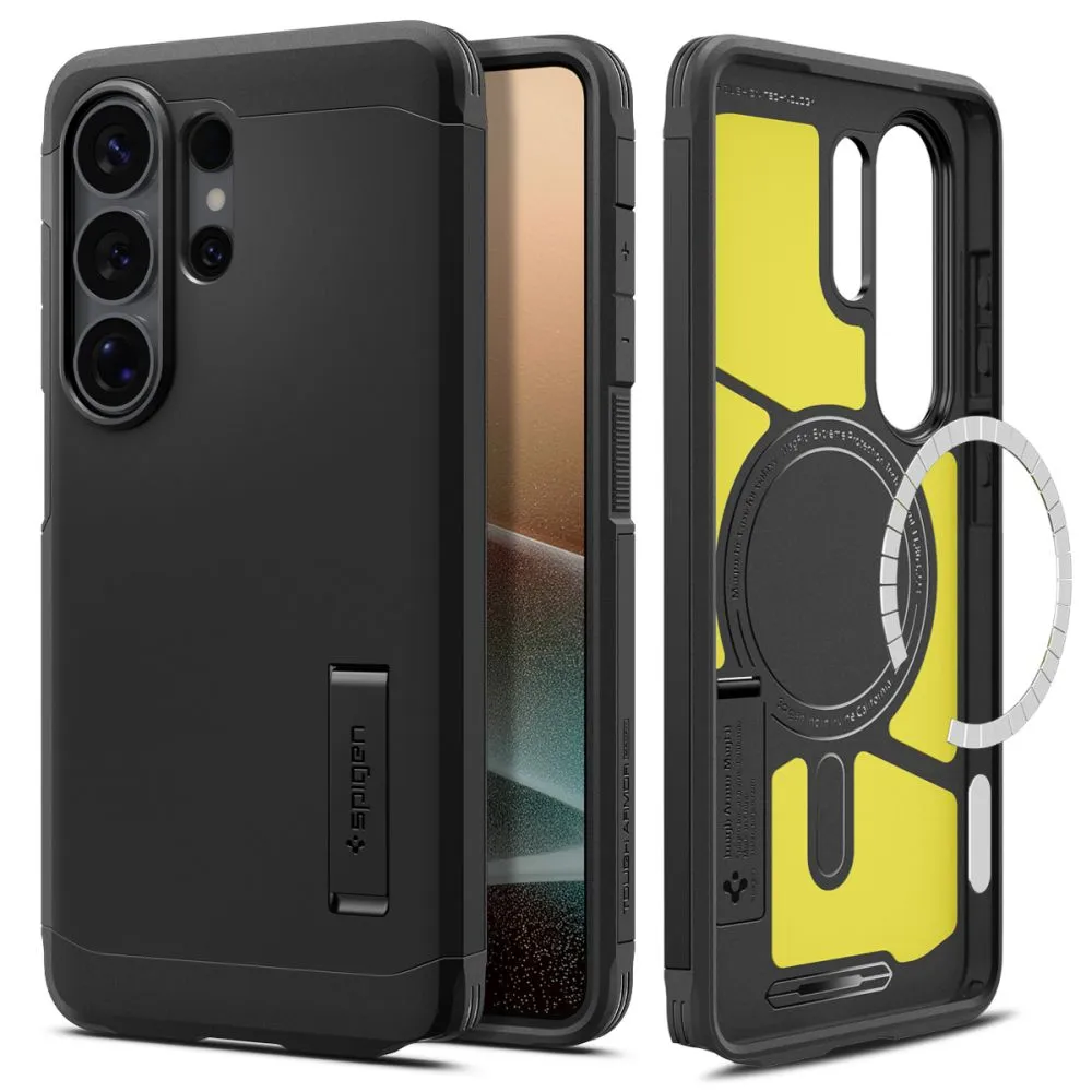 Samsung Galaxy S26 Ultra Telefona vāciņš melns SPIGEN TOUGH ARMOR MAG MAGSAFE