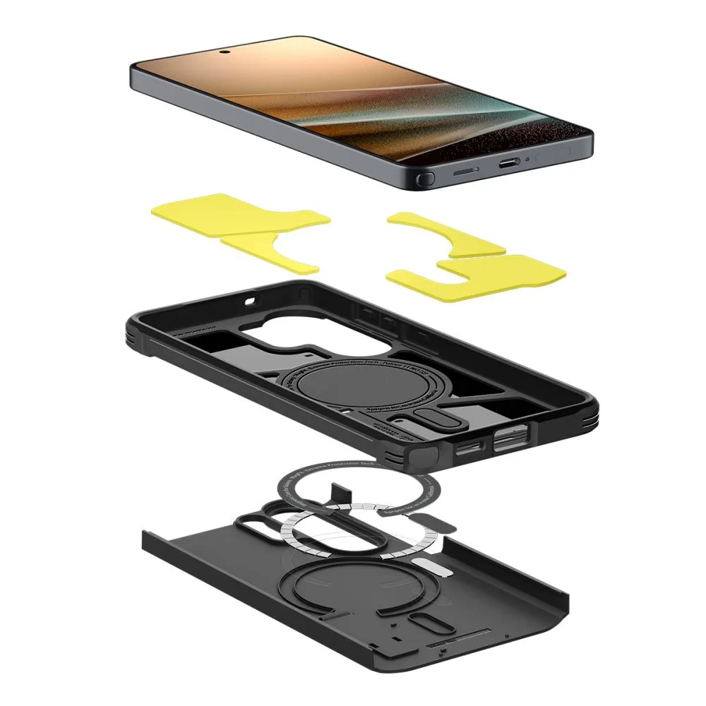 Samsung Galaxy S26 Ultra Telefona vāciņš melns SPIGEN TOUGH ARMOR MAG MAGSAFE