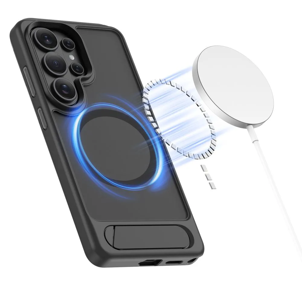 Samsung Galaxy S26 Ultra Telefona vāciņš melns TECH-PROTECT MAGRACK MAGSAFE