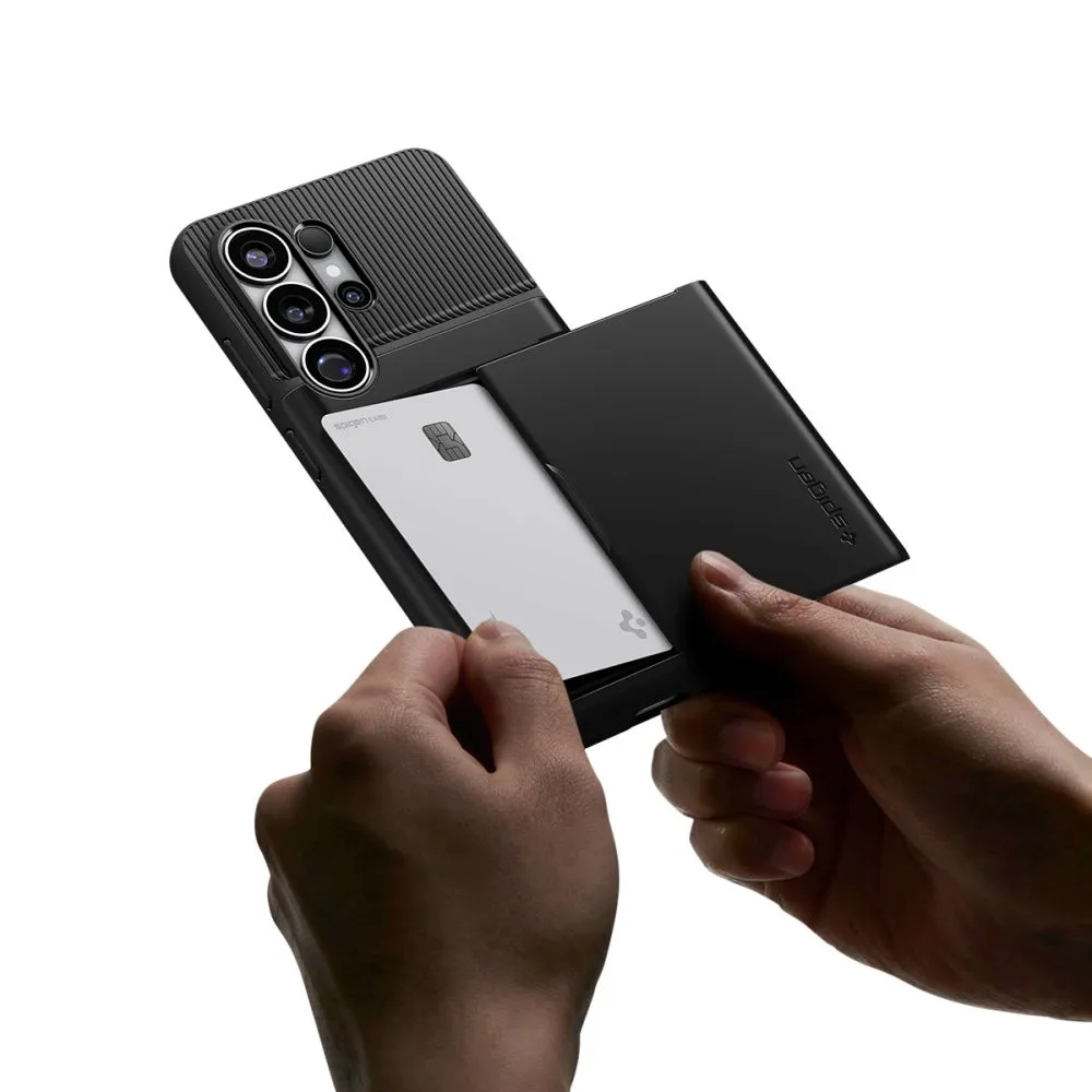Samsung Galaxy S26 Ultra Telefona vāciņš melns SPIGEN SLIM ARMOR CS