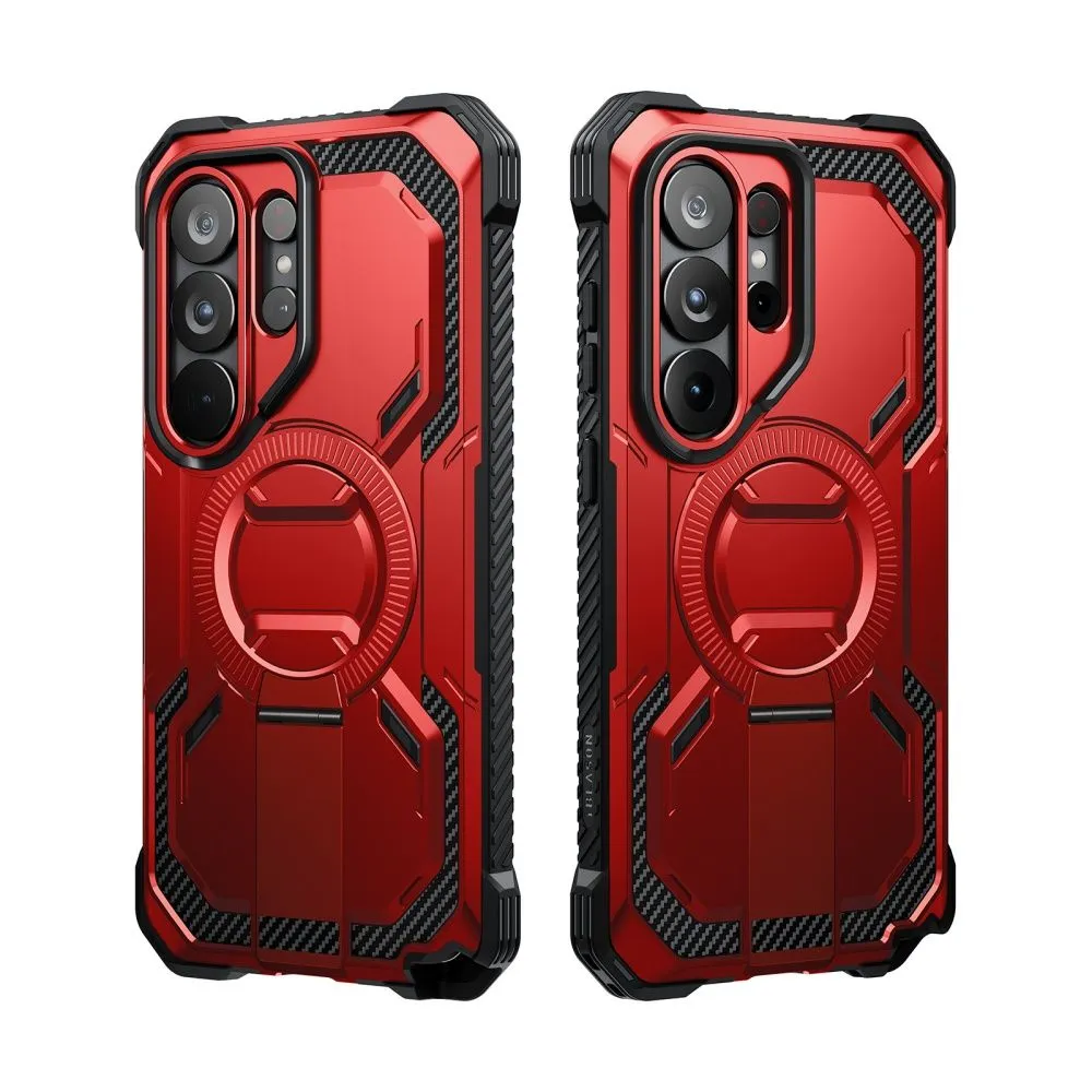 Samsung Galaxy S26 Ultra Telefona vāciņš sarkans SUPCASE IBLSN ARMORBOX MAG MAGSAFE