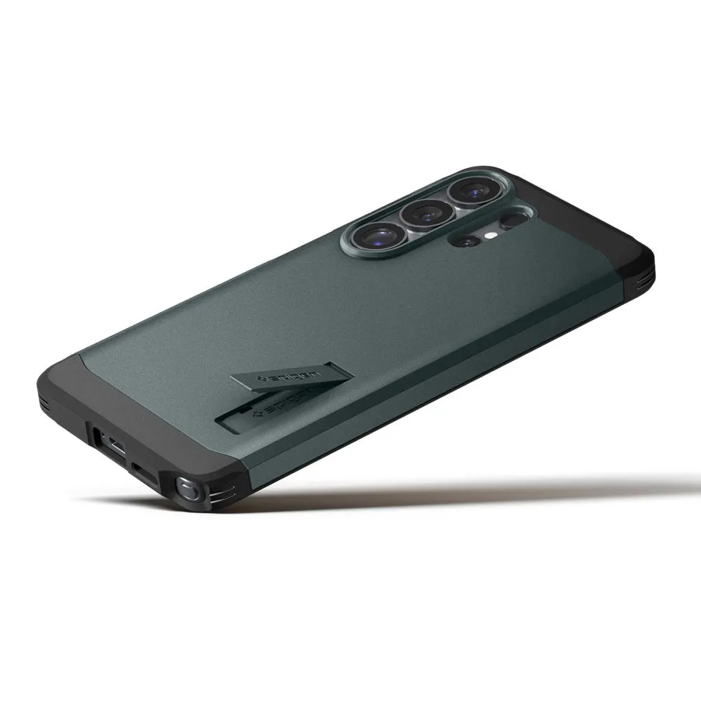 Samsung Galaxy S26 Ultra Telefona vāciņš zaļš SPIGEN TOUGH ARMOR MAG MAGSAFE