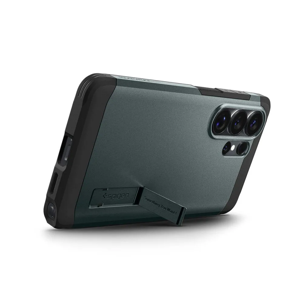 Samsung Galaxy S26 Ultra Telefona vāciņš zaļš SPIGEN TOUGH ARMOR MAG MAGSAFE